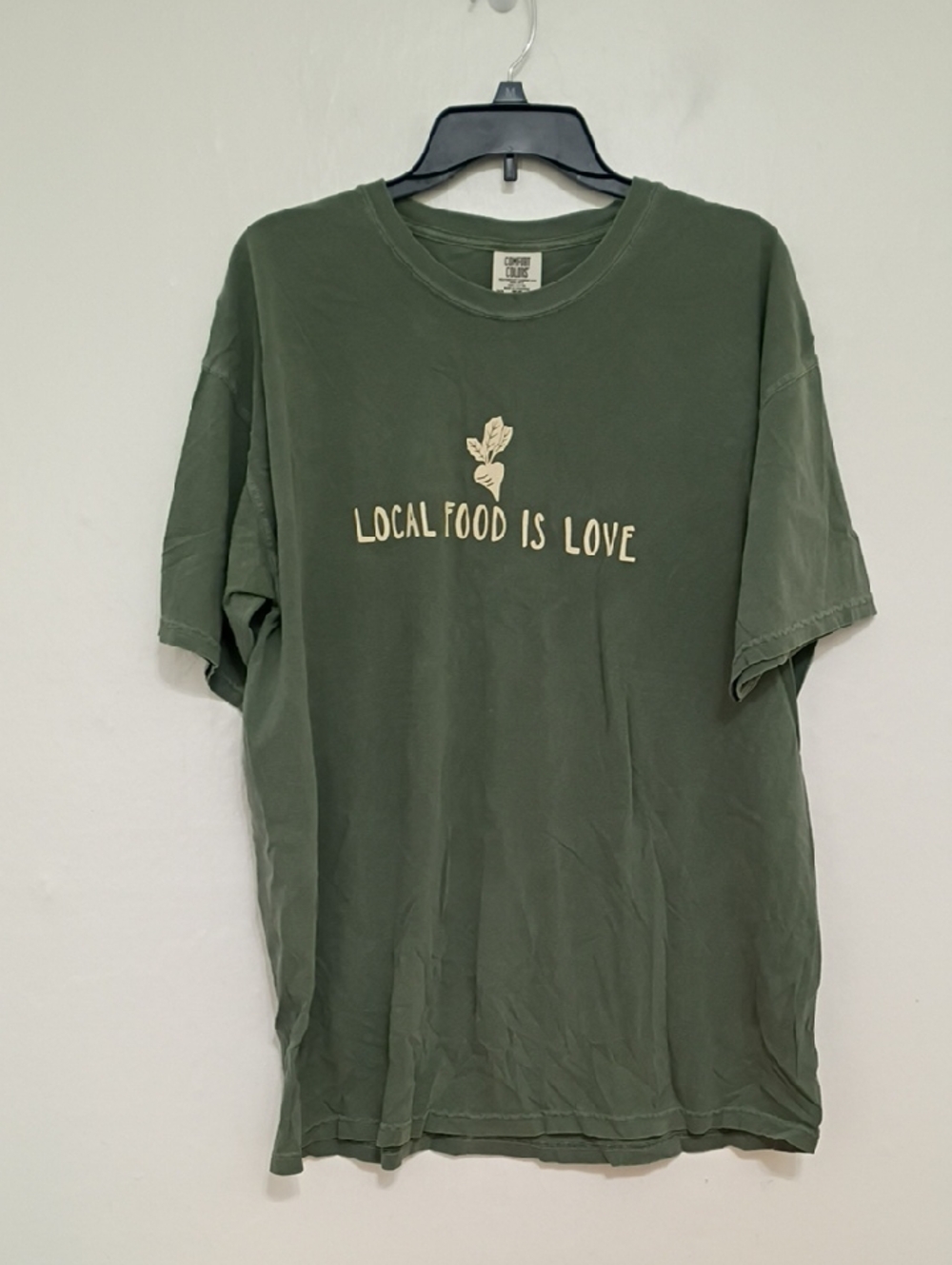 Comfort Colors Green Woodstock Farmer's Market T-shirt Size XL